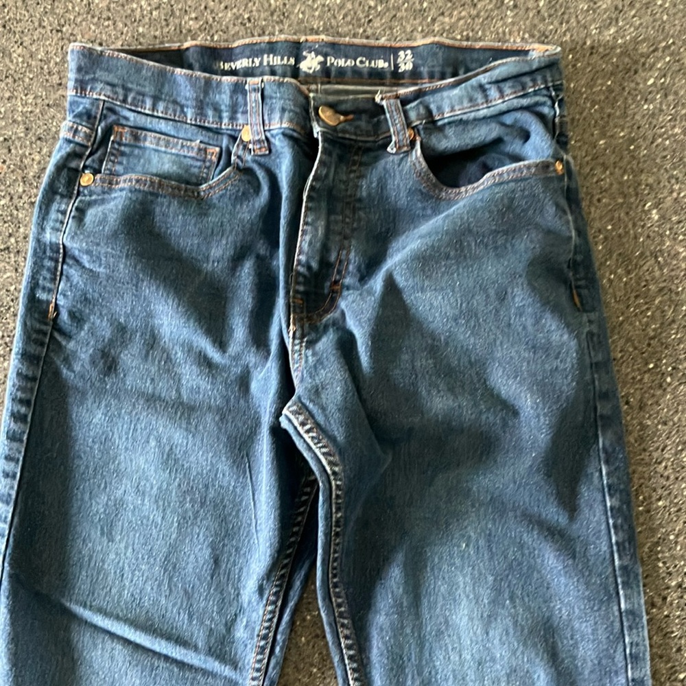 Beverly Hills Polo Club Blue Relaxed Jeans